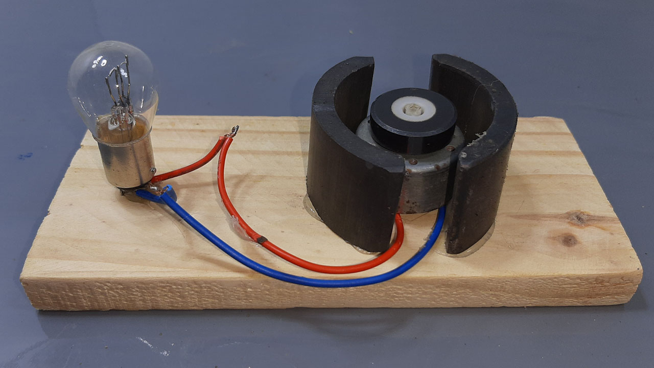 how to make free energy with magnet and dc motor